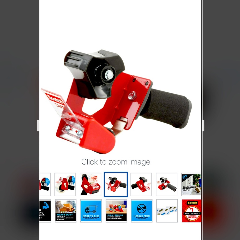 New scotch tape gun dispenser